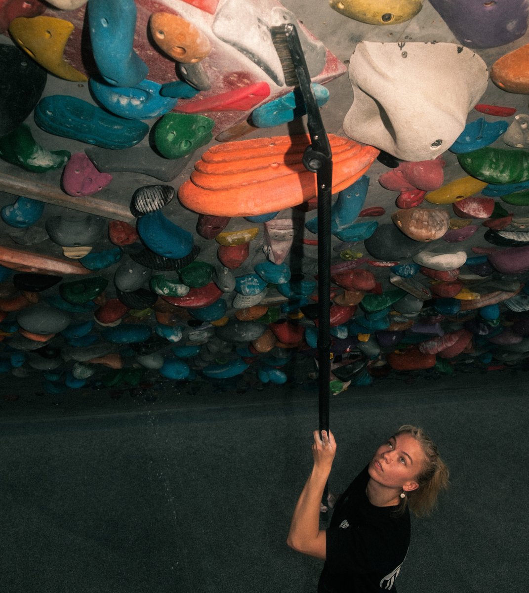 ClimbLab Gym-Bürsten im Einsatz